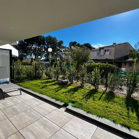 Garden Level 4 Guests Swimming Pool Villeneuve-Loubet